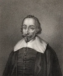 William Fiennes, grabado por Geremia, ilustración de 